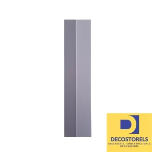 Perfil Metal Siding L - Gris Oscuro