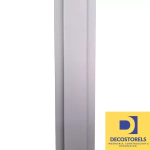 Perfil Metal Siding H - Gris Claro